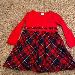 3T plaid Christmas dress Gymboree